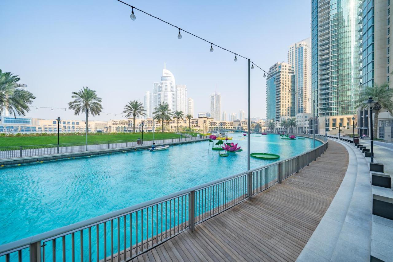 Stylish Apartment With Partial Burj Khalifa View Dubaj Zewnętrze zdjęcie